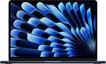Ноутбук Apple MacBook Air 15" (M4, 2025) 24 ГБ, 512 ГБ SSD, "полуночный черный"